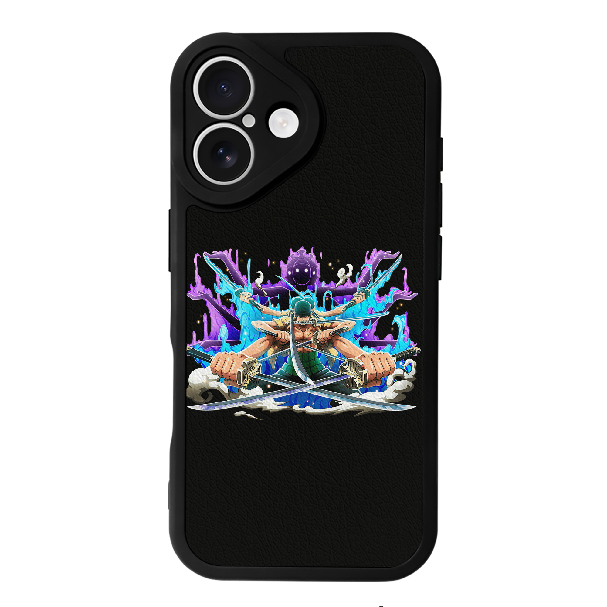 （画像用） ワンピース ロロノア・ゾロ ONE PIECE Roronoa Zoro 【iPhone 16シリーズ対応】シリコンスマホケース（レザー調） 材質：シリコン